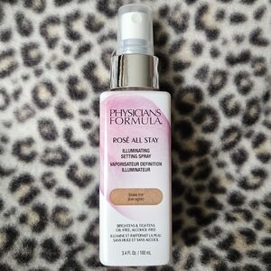 Physicians Formula Rose All Stay Illuminating Setting Spray, Brand New, 3.4 oz.